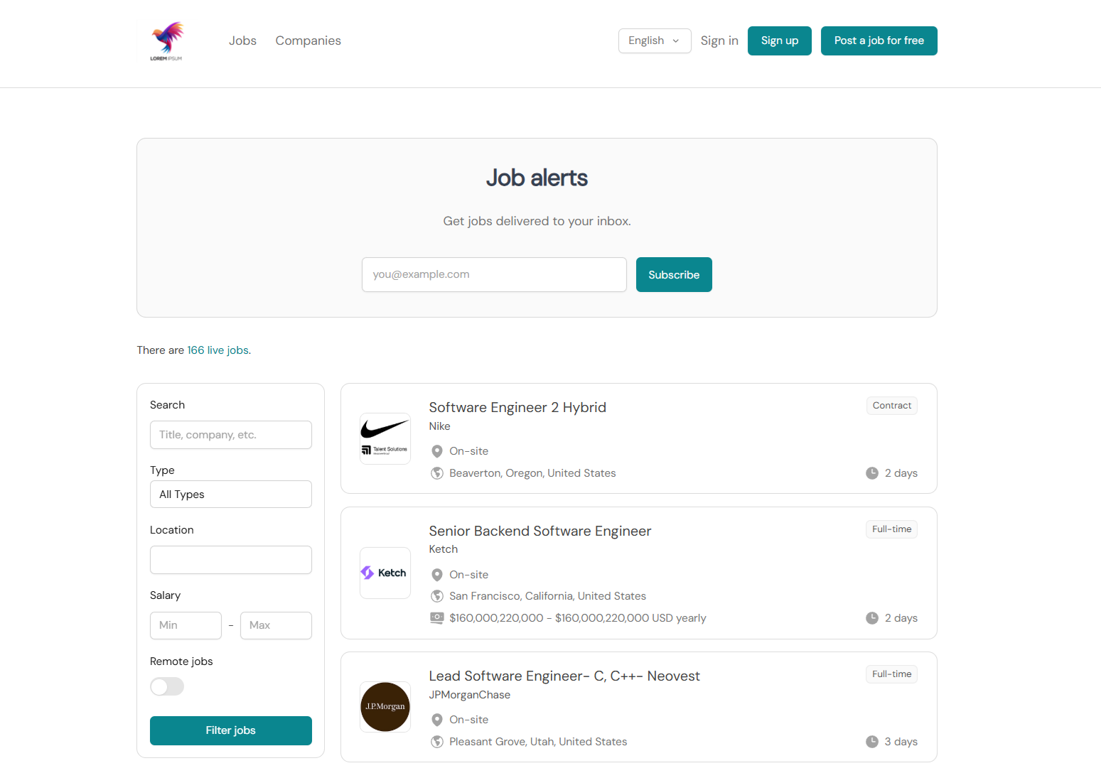 Job Boardly — jobs management dashboard