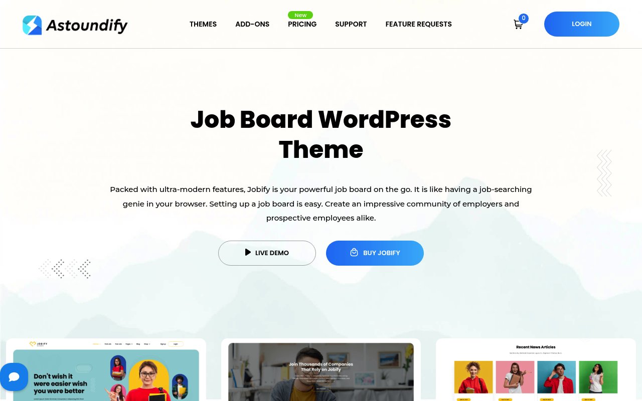 Jobify WordPress theme