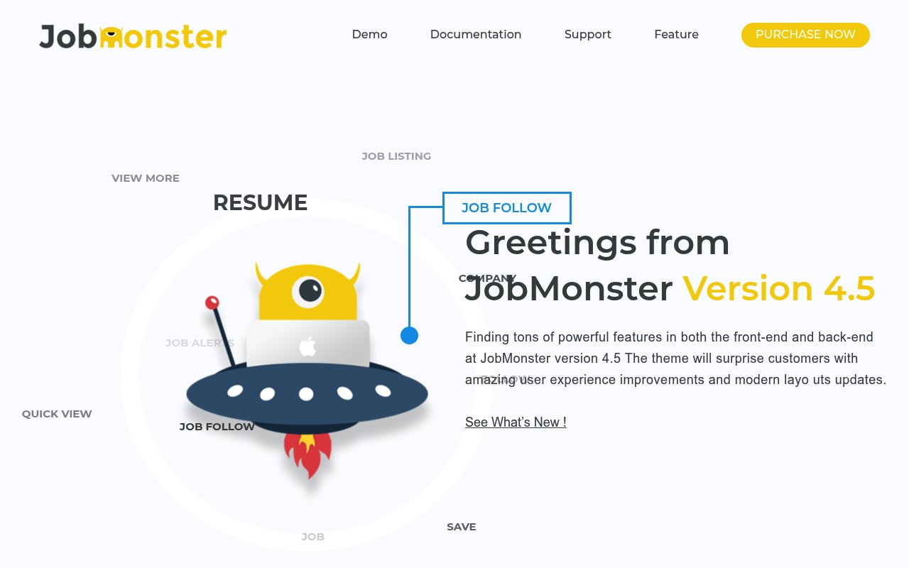 Jobmonster WordPress theme